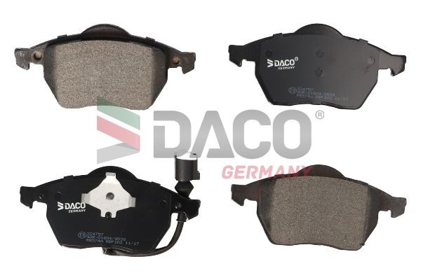 DACO Germany Bremsbeläge 324757 Bremsklötze DACO Germany Audi 100 324757