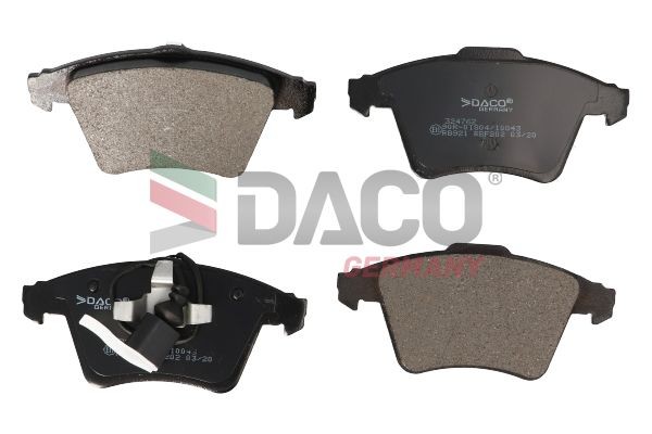DACO Germany Remblokken 324762 324762 Remblokken DACO Germany VOLKSWAGEN TOURAN