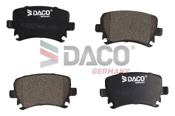 DACO Germany Brzdové doštičky/platničky 324775 Brzdové platničky DACO Germany Volkswagen TOURAN 324775