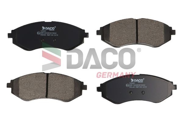 DACO Germany Kit pastiglie freni 325007 325007 costo Pastiglie dei freni DACO Germany DAEWOO LANOS