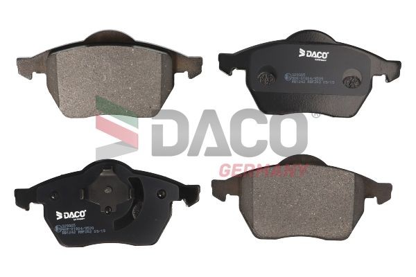 DACO Germany Brzdové doštičky/platničky 329985 Doštičky DACO Germany TOURAN 329985 lacné