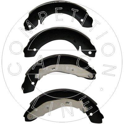 AIC Piduriklotside komplekt 53084 53084 Trummelpiduriklotsid AIC MERCEDES-BENZ 124. Seeria