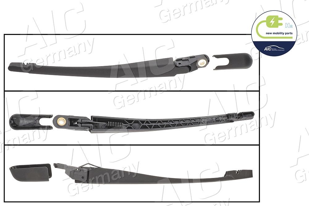 Tuulilasinpyyhkimen varsi, lasinpesu AIC 53208 AIC 53208: Ajovalon pyyhkimen varsi Peugeot 206 2001