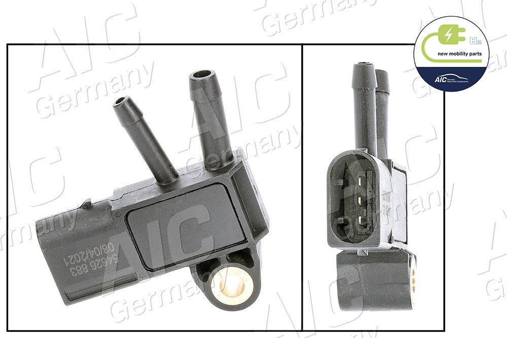 AIC Uitlaatgasdruk sensor 54626 Roetfiltersensor AIC FORD 54626