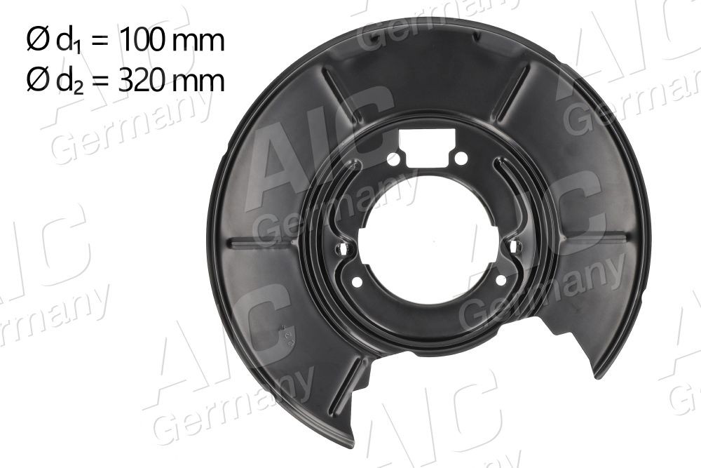 AIC Dubļu sargs, Bremžu disks 55498 55498 Bremžu disku aizsargi BMW Z4 AIC