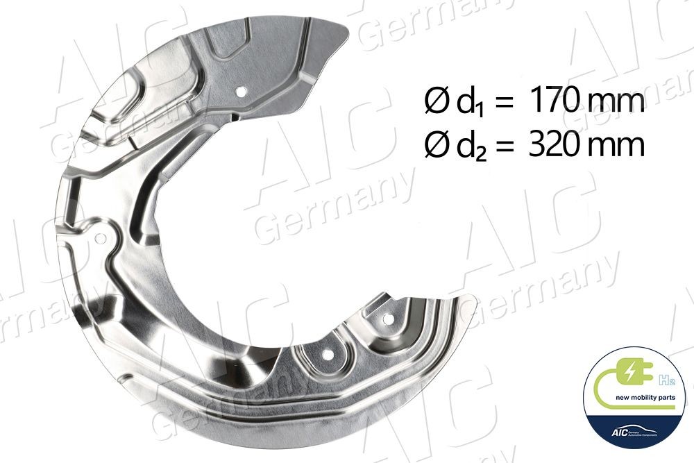 AIC Dubļu sargs, Bremžu disks 55739 55739 Bremžu disku aizsargi BMW Z4 AIC