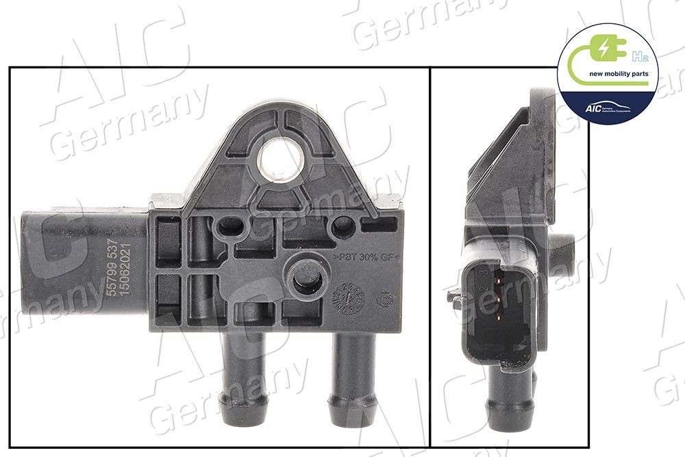 AIC Uitlaatgasdruk sensor 55799 55799 Uitlaatgasdruk sensor PEUGEOT 308 AIC