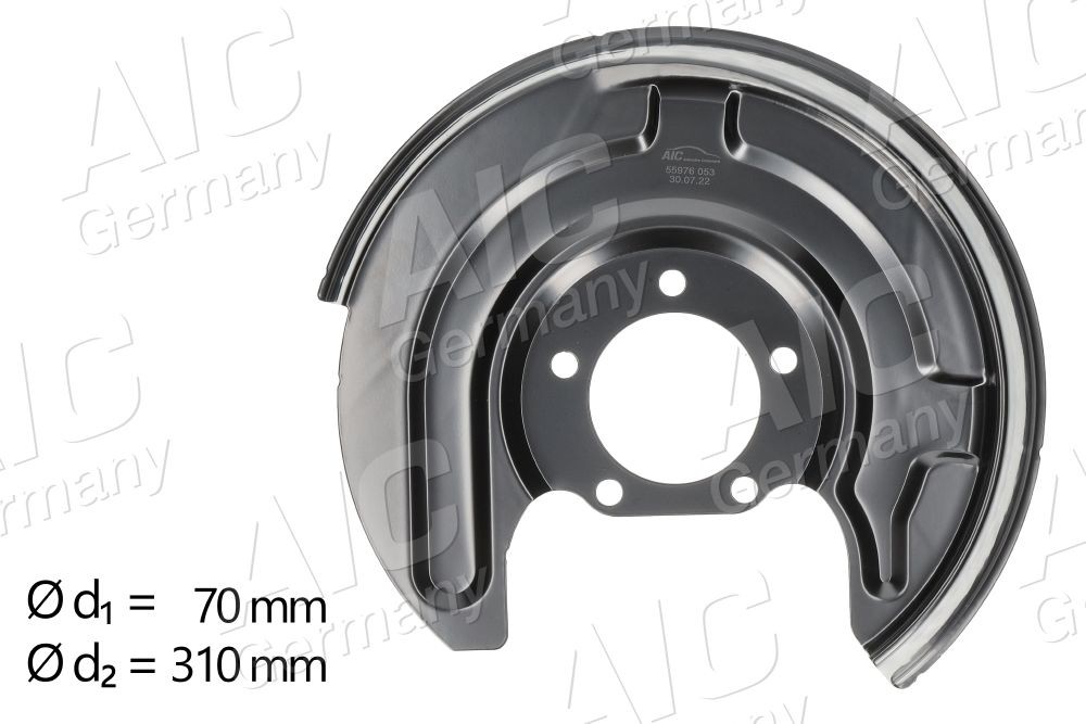 AIC Chapa deflectora, disco de travão 55976 AIC 55976 Chapa deflectora disco de travão Audi A6 C5 Avant preço