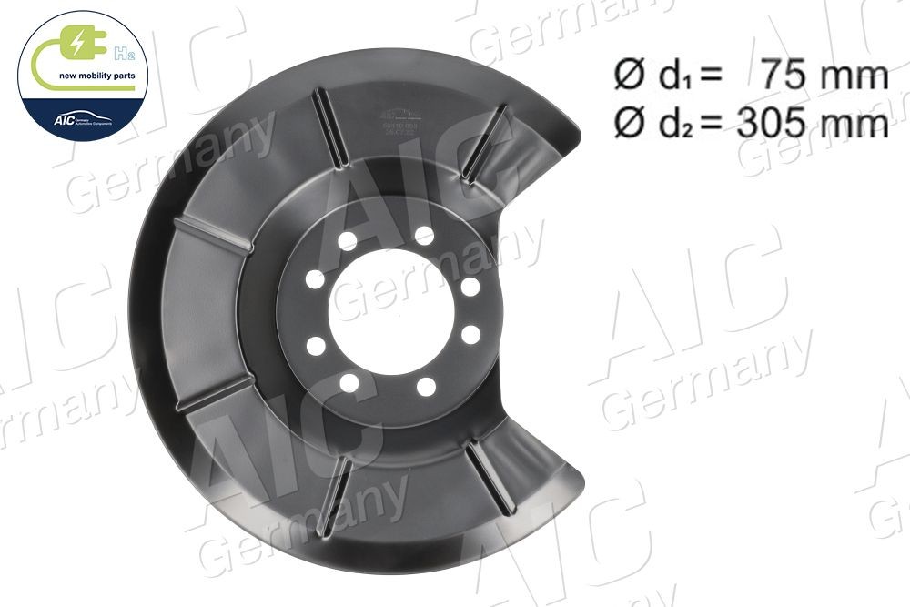 Έλασμα πιτσιλίσματος, δισκόπλακα AIC 56410 AIC 56410 Λαμαρινένιο προστατευτικό VOLVO S40 2006