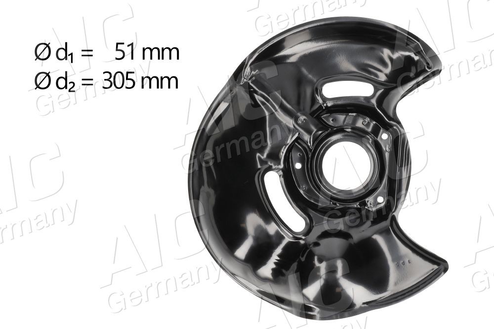 AIC Stænkskærm, bremseskive 56413 Ankerplader AIC Nissan NAVARA 56413