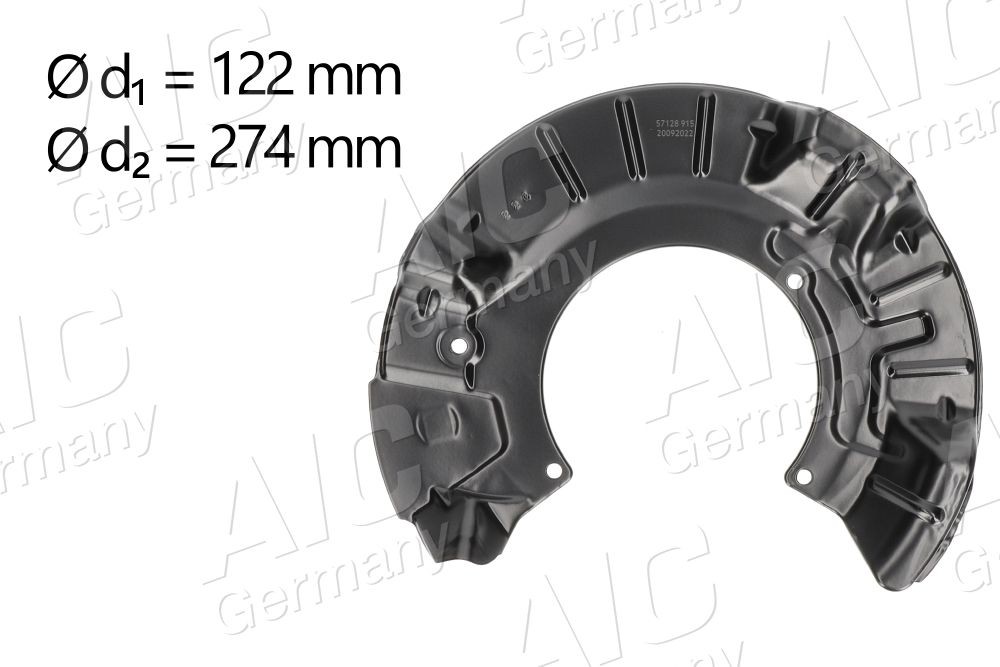 AIC Bremseskjold 57128 57128 Skvettbord SMART CITY-COUPE AIC
