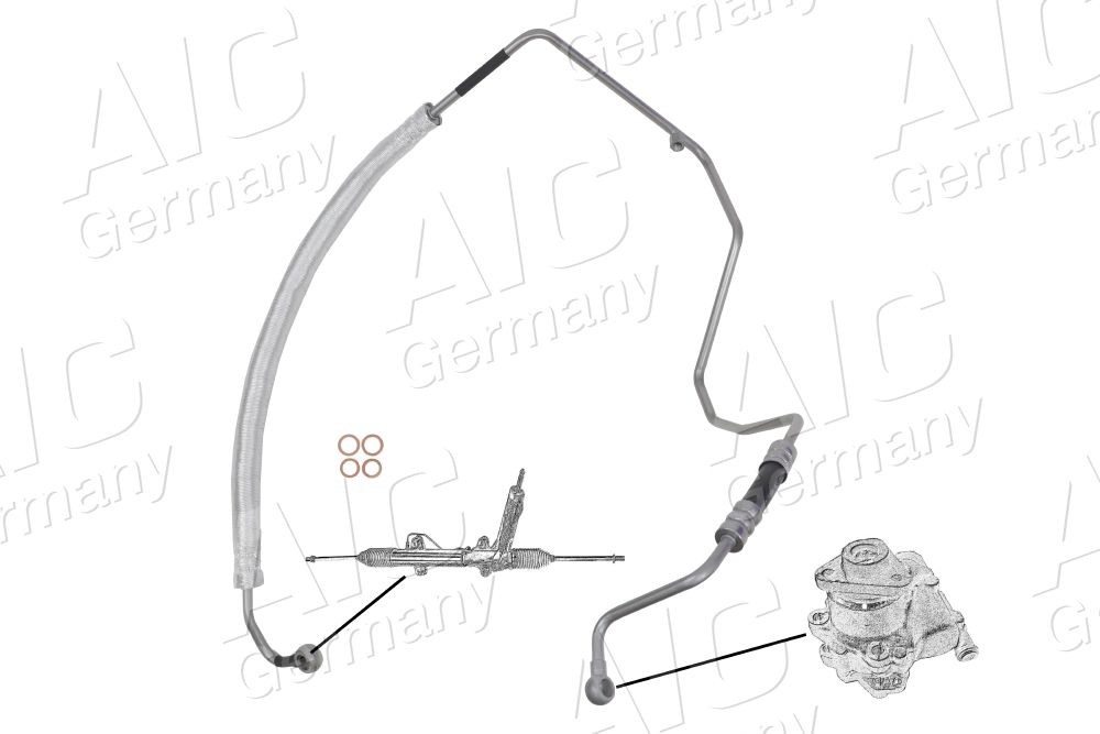 AIC Wąż hydrauliczny, system kierowania 57192 Przewody / węże Polo 6N2: Wąż hydrauliczny, system kierowania AIC 57192