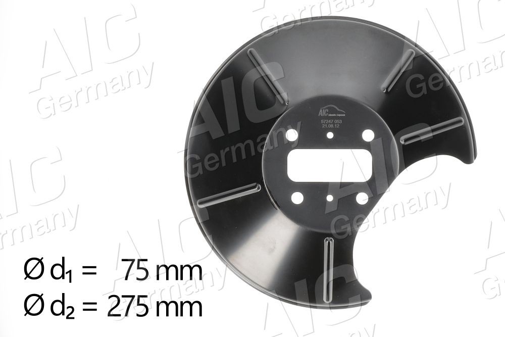 AIC Dubļu sargs, Bremžu disks 57247 57247 Bremžu disku aizsargi FORD S-MAX AIC