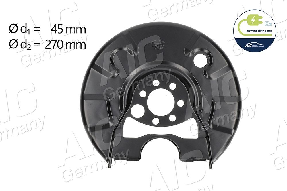 AIC Bromssköld 57601 AIC 57601 stänkbleck bromsskiva Seat Cordoba 6K5 pris