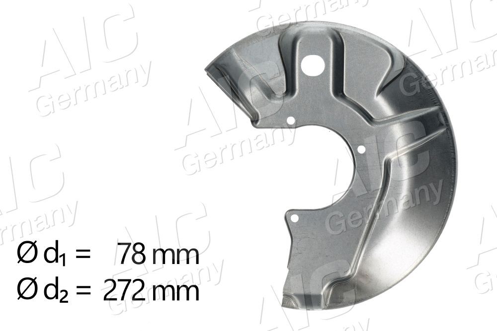 AIC Stænkskærm, bremseskive 57848 AIC 57848 VW Polo 2 86C Ankerplader originale pris