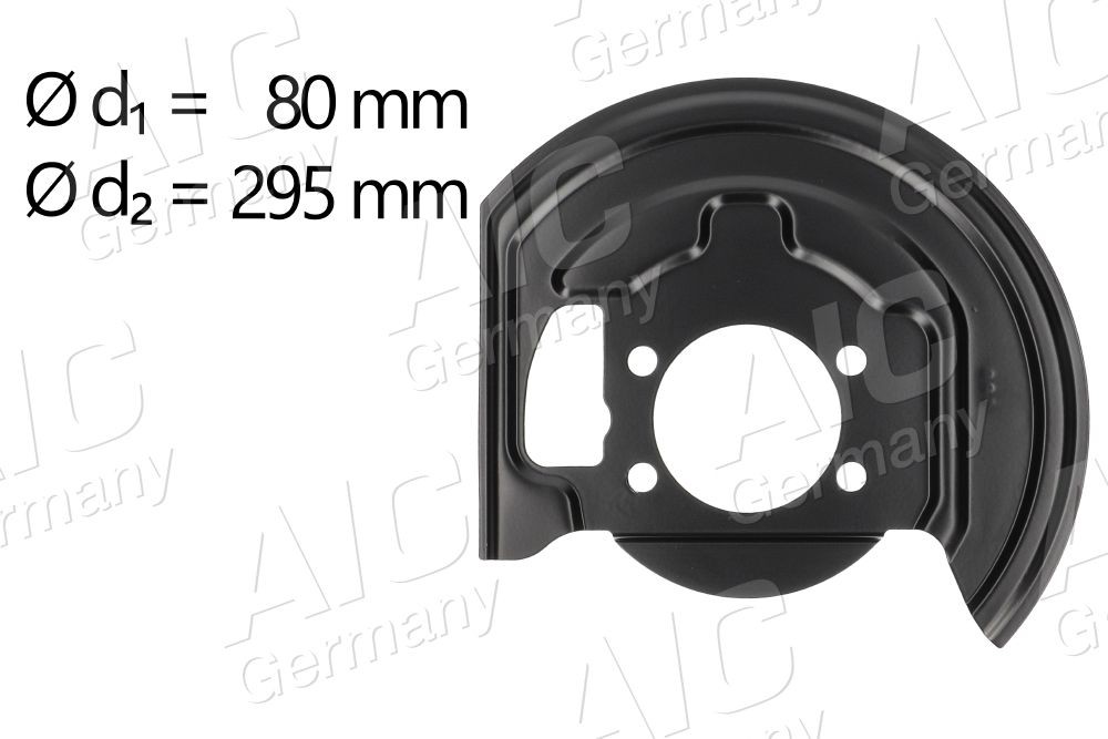 AIC Έλασμα πιτσιλίσματος, δισκόπλακα 58191 AIC 58191 Λαμαρινένιο προστατευτικό Qashqai / Qashqai+2 I Van (J10, JJ10E) γνήσια τιμες