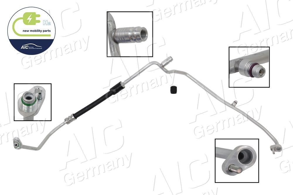 AIC Korkearpainejohto, ilmastointilaite 58251 58251 AIC Ilmastointi letku Audi A4 hinta