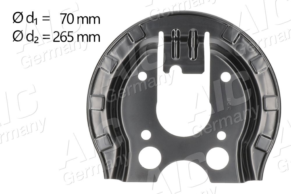 AIC Stænkskærm, bremseskive 58259 58259 Ankerplade PEUGEOT EXPERT AIC