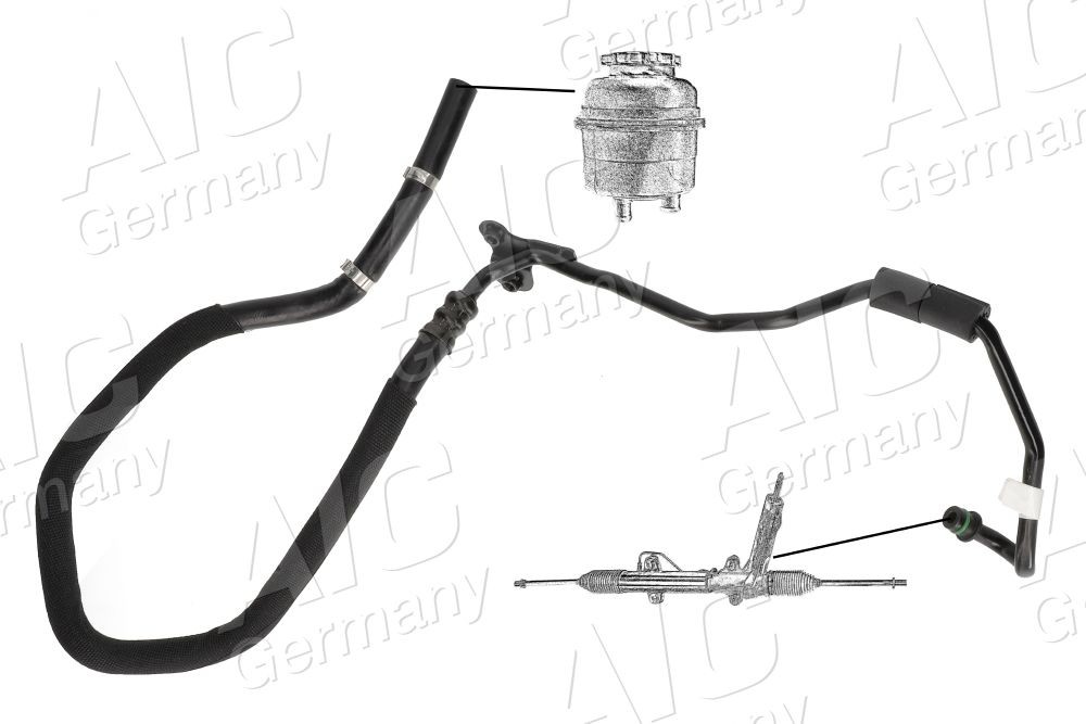 AIC Hydraulic Hose, steering system 58289 AIC 58289 genuine Audi A5 B8 Convertible power steering pipe price