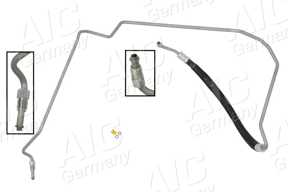 AIC Hydraulic Hose, steering system 58733 AIC 58733 LANCIA Lybra Estate (839) hydraulic hose steering system replacement