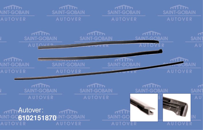 SAINT-GOBAIN Prydnads- / Skyddlist, vindruta 6102151870 6102151870 Gummilist vindruta SAINT-GOBAIN RENAULT SCÉNIC