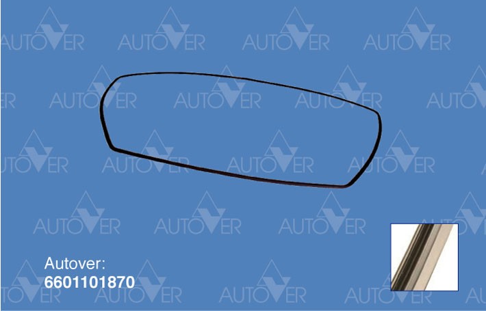 SAINT-GOBAIN Prydnads- / Skyddlist, vindruta 6601101870 SAINT-GOBAIN 6601101870 Dörrar SAAB 96 Sedan 1964