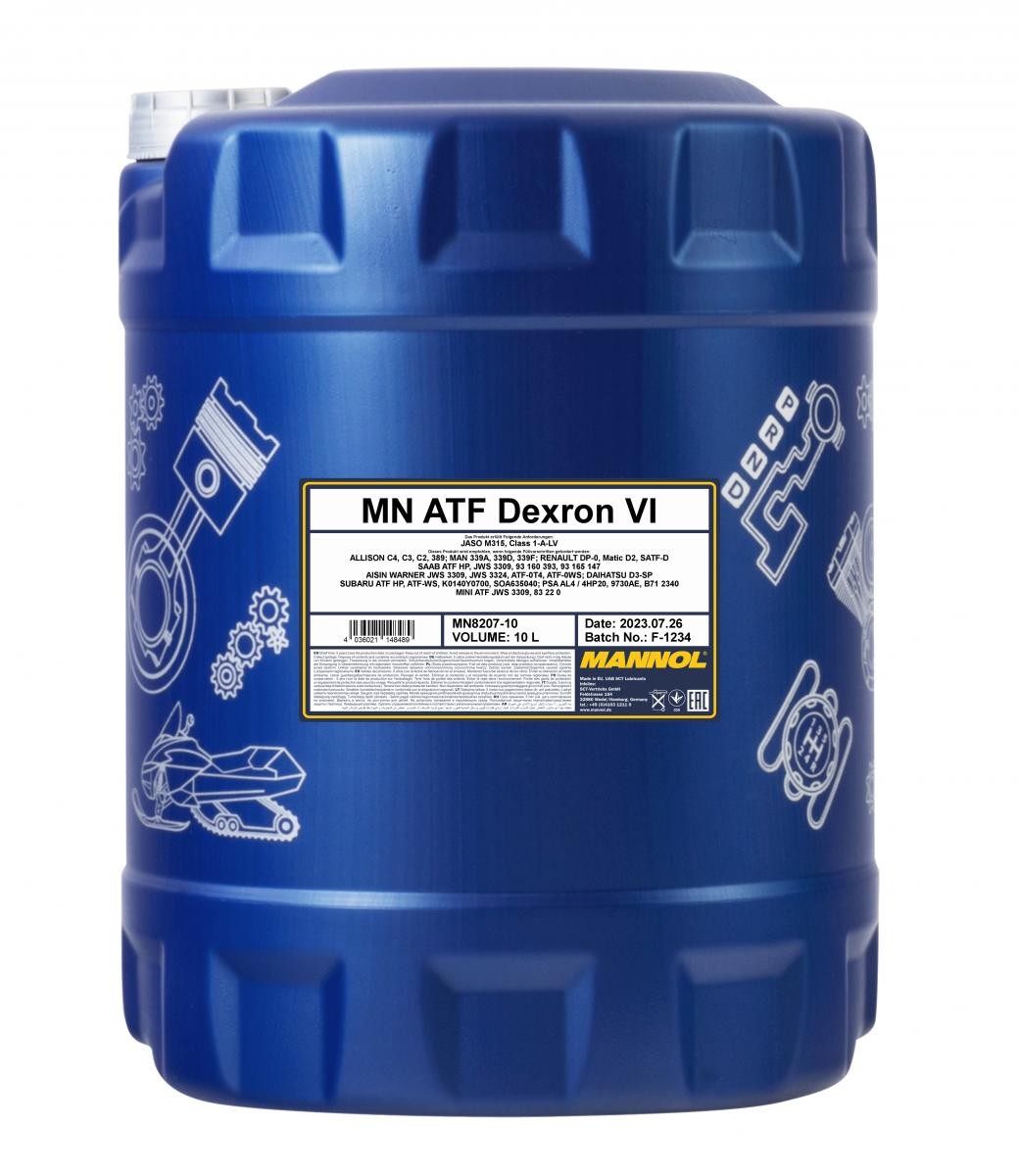 MANNOL Automatikgetriebeöl (ATF) MN8207-10 MANNOL Dexron VI MN8207-10 Atf FORD USA F-150 Mk13 (P552) Standard Cab Pickup Kosten