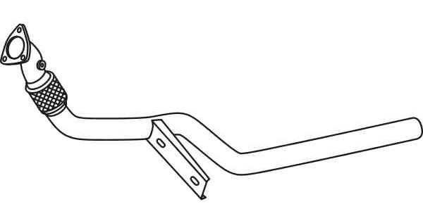 Tubo de escape VEGAZ AR-267 VEGAZ AR-267 Tubo de escape AUDI A6 2011