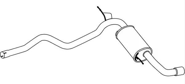 VEGAZ Marmitta BS-472 VEGAZ BS-472 Marmitta BMW 3 Touring (F31) 335 i xDrive 340 CV 2014