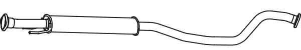 VEGAZ Midtre lydpotte DS-379 Mellomlyddemper VEGAZ Nissan MURANO DS-379