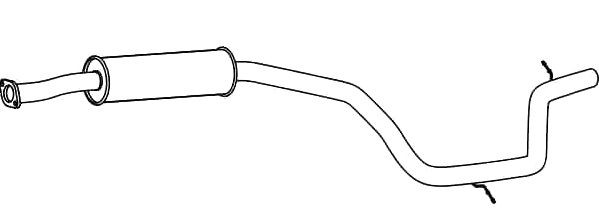 VEGAZ Vorschalldämpfer FS-709 FS-709 VEGAZ Ssangyong Rexton II Vorschalldämpfer kaufen