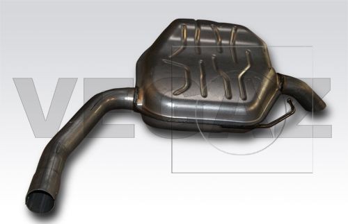 VEGAZ Bakre ljuddämpare FS-712 FORD Taunus 17M Sedan (31F) Bakre ljuddämpare VEGAZ FS-712