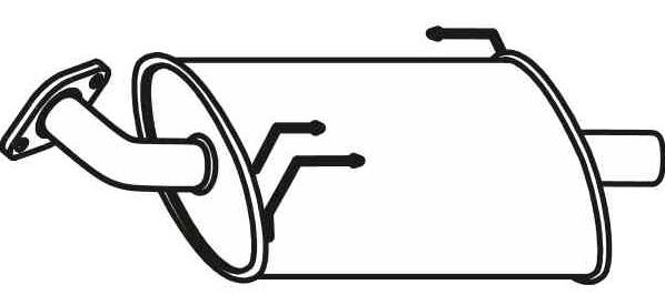 VEGAZ Silencieux arrière HOS-243 HOS-243 Silencieux arrière VEGAZ FORD USA WINDSTAR