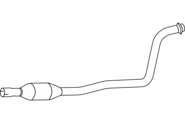 VEGAZ Izplūdes gāzu priekšslāpētājs HUS-286 VEGAZ HUS-286 Izplūdes gāzu priekšslāpētājs Hyundai Coupe gk par izdevīgu cenu