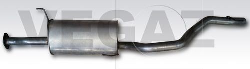 Izplūdes gāzu trokšņa slāpētājs (pēdējais) VEGAZ IS-109 VEGAZ IS-109 Izplūdes gāzu trokšņa slāpētājs ISUZU D-MAX 2007