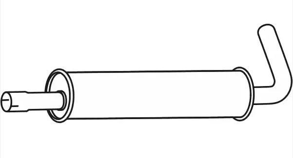 VEGAZ Vorschalldämpfer MIS-255 MIS-255 VEGAZ Lancer IV Limousine (C6_A, C7_A) Vorschalldämpfer Preis