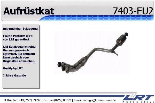 VEGAZ Eftermonteringskatalysator MK-904EU2 MK-904EU2 VEGAZ Euro1- / euro2- / d3-ombyggnad Ford USA