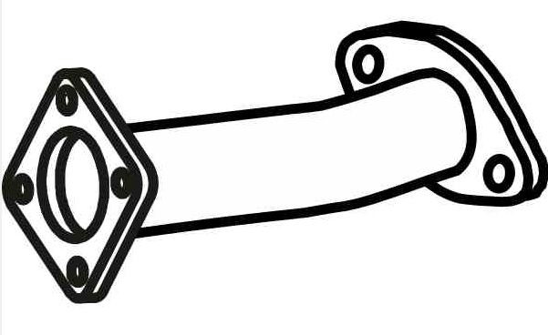 VEGAZ Eksosrør MZR-166 VEGAZ MZR-166 Eksosrør