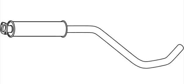 VEGAZ Panela de escape dianteira OS-791 OS-791 Panela de escape dianteira OPEL OMEGA VEGAZ