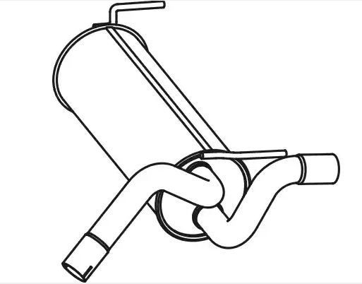 VEGAZ Keskiäänenvaimentaja OS-792 VEGAZ OS-792 Opel Movano Kippi keskimmäinen äänenvaimennin hinta