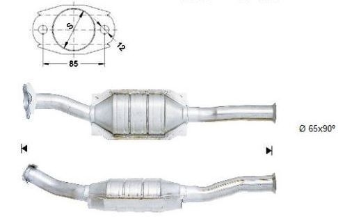 VEGAZ Koncový tlmič výfuku PGS-448 VEGAZ PGS-448 Koncový tlmič výfuku