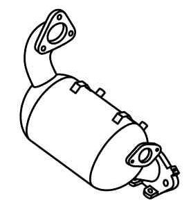 VEGAZ Partikkelfilter RK-347 VEGAZ RK-347 Partikkelfilter Opel Combo B billige