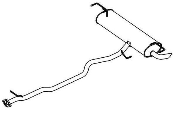 Πίσω σιλανσιέ VEGAZ RS-513 VEGAZ RS-513 Τελικό εξάτμισης RENAULT KOLEOS 2025