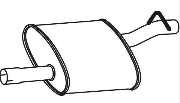 VEGAZ Silenziatore anteriore RS-581 VEGAZ RS-581 Risuonatore scarico Dacia Sandero 1 serie originali prezzo