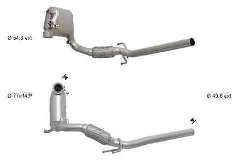VEGAZ Filtro de partículas SKK-919 SKK-919 Filtro de fuligem partículas VW PASSAT VEGAZ