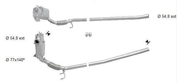 VEGAZ Filtro antiparticolato (FAP) SKK-929 SKK-929 costo Filtro antiparticolato (FAP) VEGAZ Volkswagen NEW BEETLE