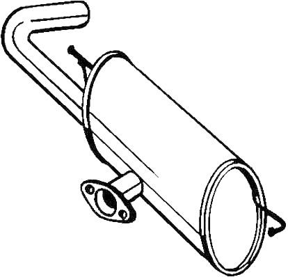 VEGAZ Koncový tlmič výfuku SZS-84 Koncový tlmič výfuku VEGAZ Suzuki GRAND VITARA SZS-84