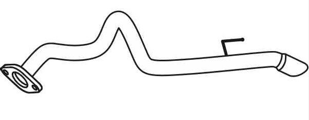 VEGAZ Tuyau d'échappement TR-189 VEGAZ TR-189 Tube d'échappement Toyota Land Cruiser Prado 90 pas cher