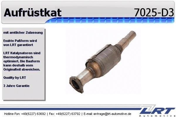 VEGAZ Trasformazione-Catalizzatore VK-803D3 VK-803D3 Retrofit euro1- / euro2- / d3 VEGAZ Ford USA