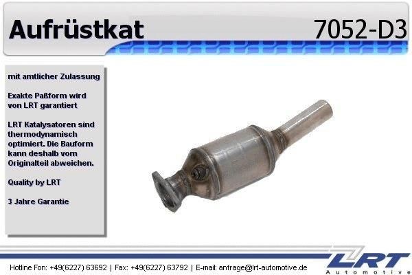VEGAZ Catalyseur de mise à niveau VK-957D3 VK-957D3 Mise à niveau euro1 / euro2 MAZDA 5 VEGAZ